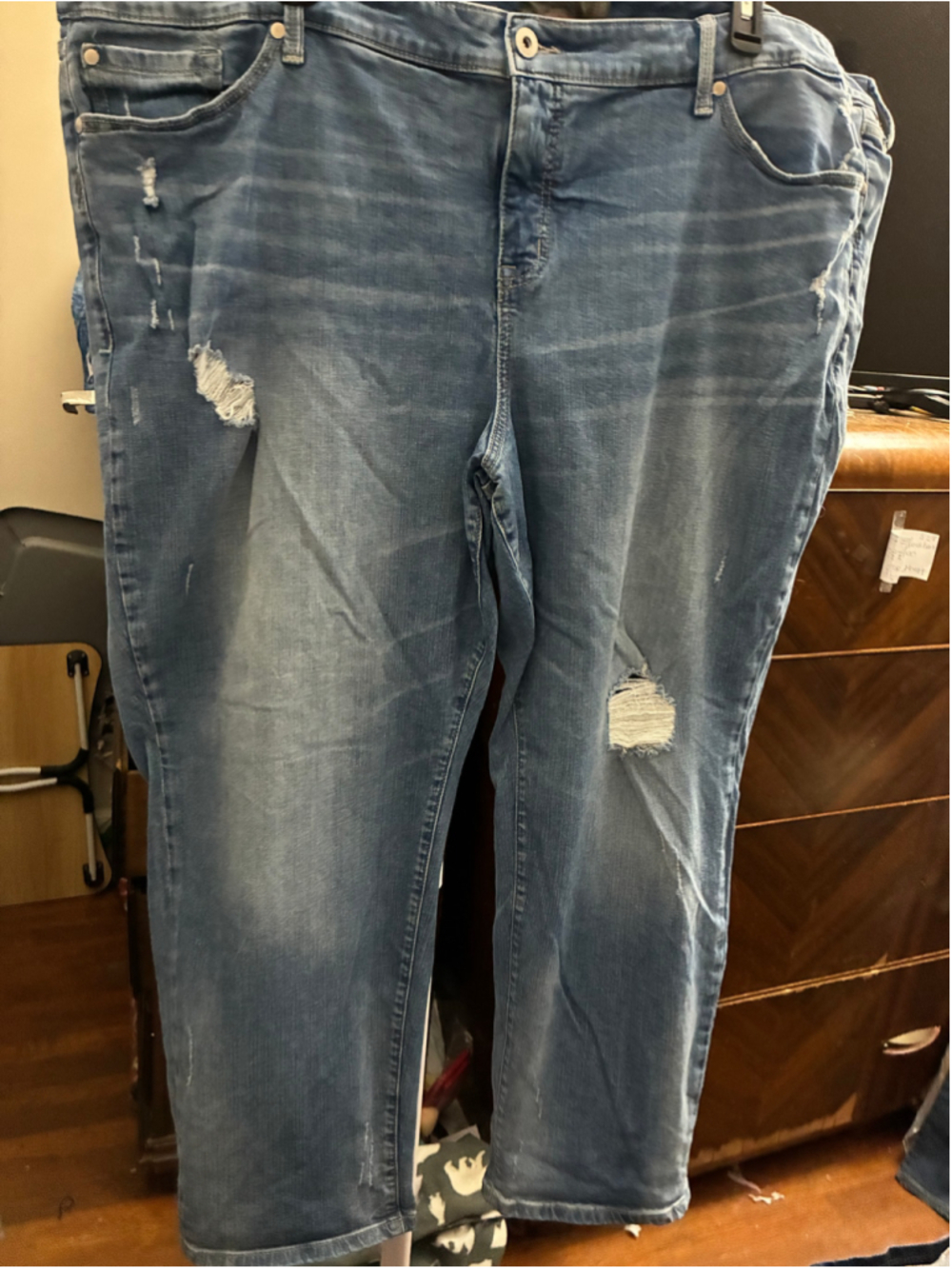 Women's Torrid Boyfriend Jeans Size 28 Blue Distressed